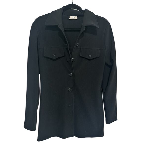 Lucky Brand Black Collared Button-Up Top – Rayon Spandex Blend – Chic & Comfy - Picture 4 of 7
